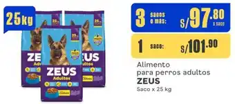 Makro Alimento para perros adultos ZEUS Saco x 25kg oferta