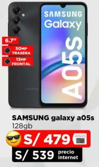 Ripley SAMSUNG galaxy a05s 128gb oferta
