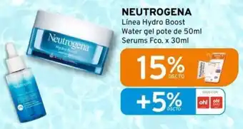 Mifarma NEUTROGENA Línea Hydro Boost Water gel pote de 50ml Serums Fco. x 30ml oferta