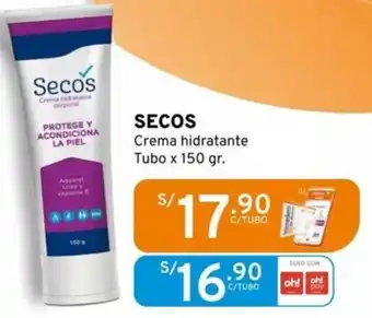 Mifarma SECOS Crema hidratante Tubo x 150 gr. oferta