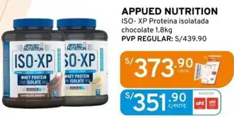 Mifarma APPUED NUTRITION ISO- XP Proteina isolatada chocolate 1.8kg oferta