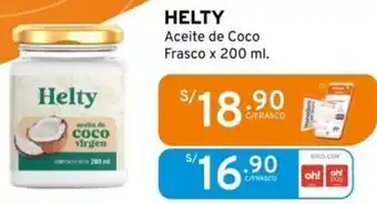 Mifarma HELTY Aceite de Coco Frasco x 200ml oferta