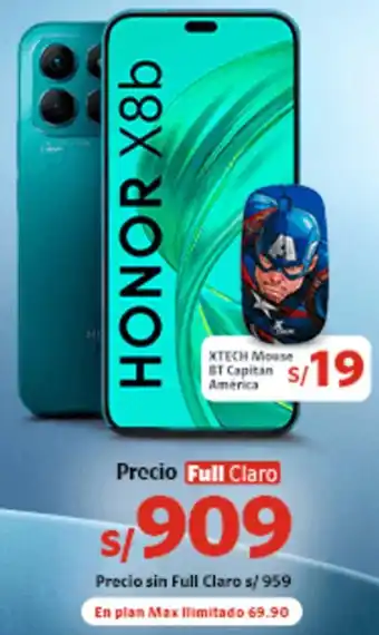 Claro HONOR X8b oferta