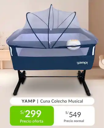 Falabella YAMP Cuna Colecho Musical oferta