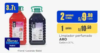 Plaza Vea Limpiador perfumado ARO Galón x 3.7 L oferta