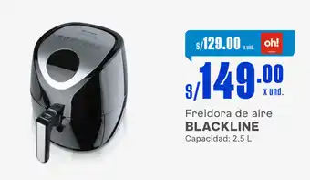 Plaza Vea Freidora de aire BLACKLINE Capacidad: 2.5 L oferta