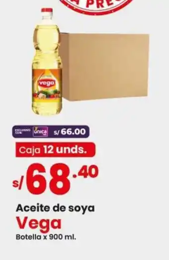 Vega Aceite de soya Vega Botella x 900 ml. oferta