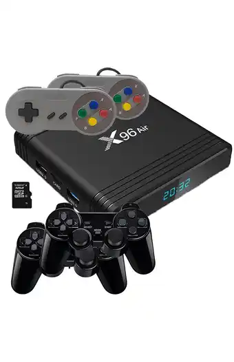 Tiendas EFE Convertidor smart x96 air 1000 juegos retro + 44 de p1 + 4 mandos oferta