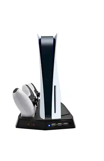 Tiendas EFE Base 2 en 1 para consola carg.mando ps5 oferta