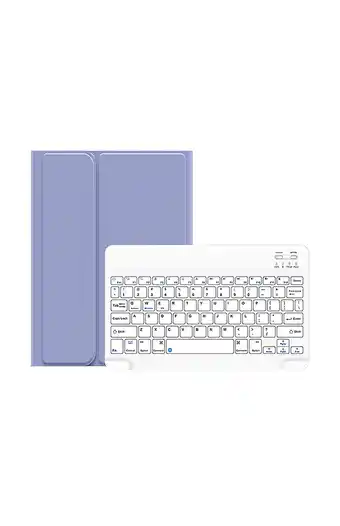 Tiendas EFE Cover para ipad air + teclado 10.9"; morado us-bh655 oferta