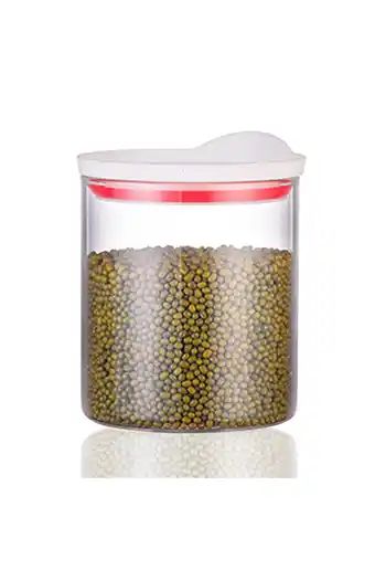 Tiendas EFE Contenedor redondo de vidrio 1300 ml oferta