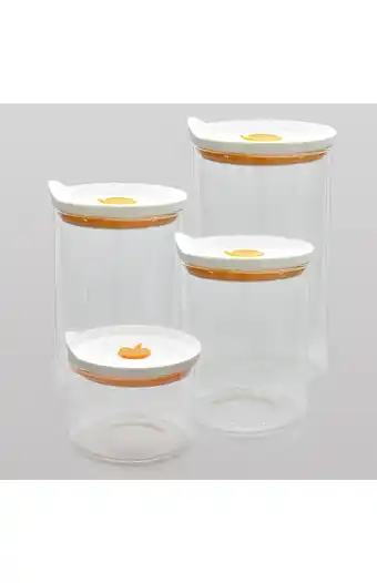 Tiendas EFE Set x 4 contenedores 600, 1300, 1800 y 2200 ml - naranja oferta