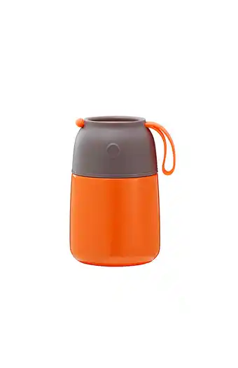 Tiendas EFE Termo para comida de acero inoxidable 500 ml naranja oferta