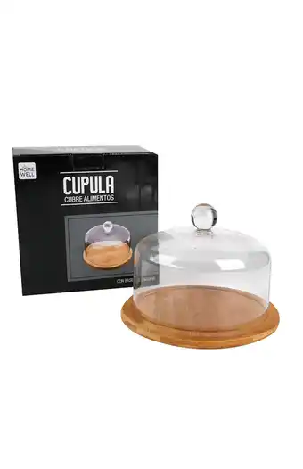 Tiendas EFE Bandeja con tapa acrílico 18cm oferta