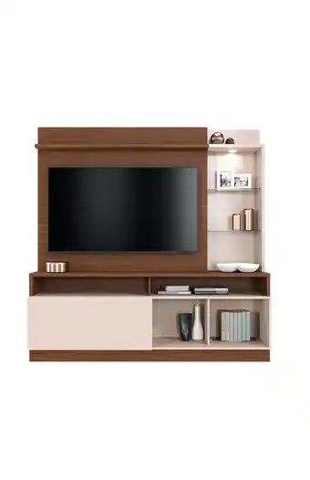 Tiendas EFE Centro de entretenimiento pazart muebles colibrí ipanema - negro y rustic claro oferta