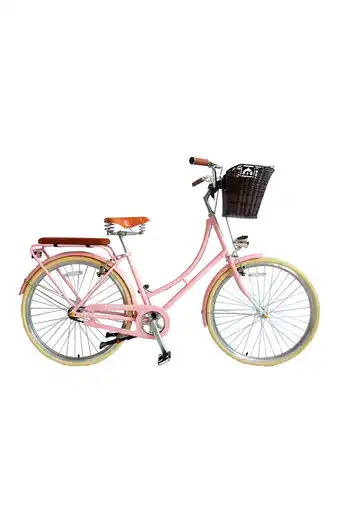 Tiendas EFE Bicicleta jeff camila aro 26"; canasta picnic - rosado oferta