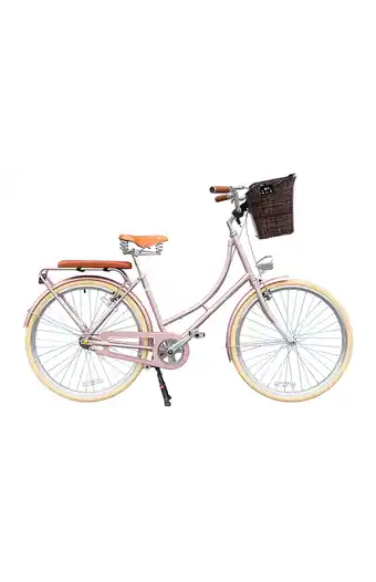 Tiendas EFE Bicicleta jeff mia aro 26"; canasta picnic - rosa platinado oferta