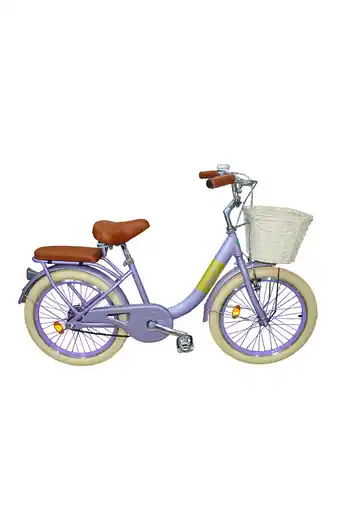 Tiendas EFE Bicicleta jeff franch20 aro 20"; vintage canasta picnic - lila oferta