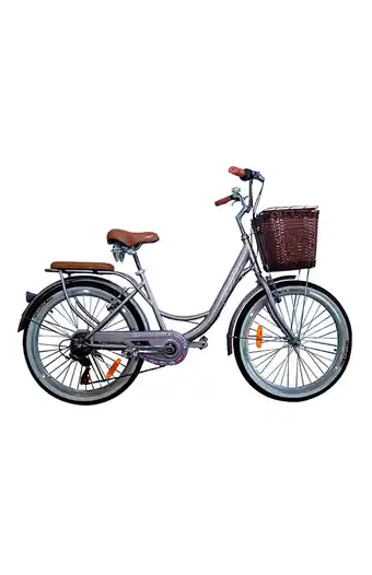 Tiendas EFE Bicicleta jeff oxf aro 24"; 7 velocidades - lila platinado oferta