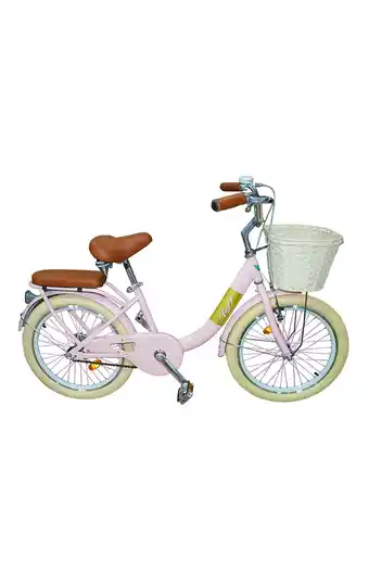 Tiendas EFE Bicicleta jeff franch20 aro 20"; vintage canasta picnic - rosa palo oferta
