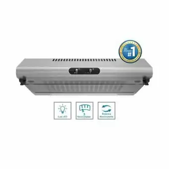 Tottus Campana 24", acero inoxidable carbón filter - mjud24s6as oferta