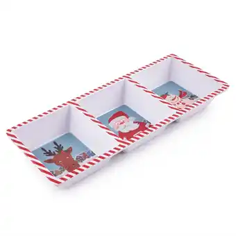 Tottus Fuente piqueo rectangular navidad oferta