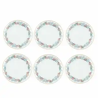 Tottus Plato vidrio 26 cm berries oferta