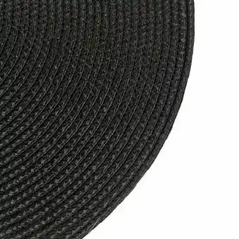 Tottus Individual redondo negro 38cm oferta