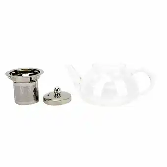 Tottus Tetera vidrio con infusor filtro 600ml oferta
