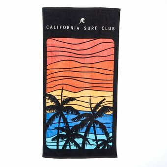 Tottus Toalla playa estampada palm 70x140cm oferta