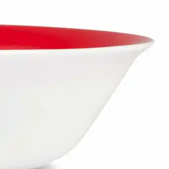 Tottus Bowl opal color 16cm rojo oferta