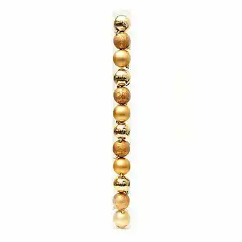 Tottus Set x 12 bolas dorado 6 cm oferta