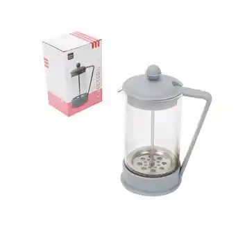 Tottus Cafetera vidrio 600ml francesa oferta