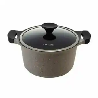 Tottus Olla con tapa de vidrio 24cm oferta