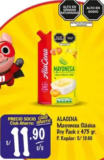 MaxiAhorro ALACENA Mayonesa Clásica Doy Pack x 475gr oferta