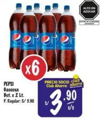 MaxiAhorro PEPSI Gaseosa Bot. x 2lt oferta