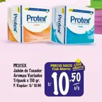 MaxiAhorro Protex Jabón de Tocador Aromas Variados Tripack x 110 gr. oferta