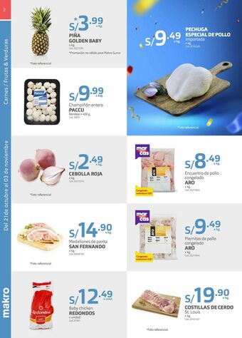 Makro Pechuga de pollo oferta