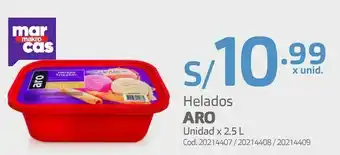 Makro Helados aro unidad x 2.5 l oferta