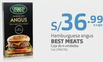 Makro Hamburguesa angus best meats oferta