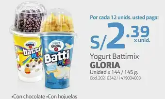 Makro Yogurt battimix gloria oferta