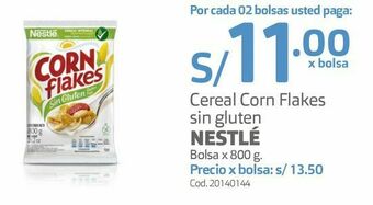 Makro Cereal corn flakes sin gluten nestlé bolsa x 800 g. oferta