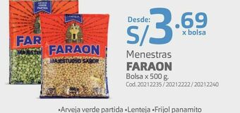 Makro Menestras faraon bolsa x 500 g. oferta