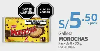 Makro Galleta morochas pack de 8 x 30 g. oferta