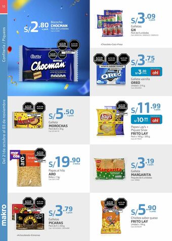Makro Galletas oreo oferta