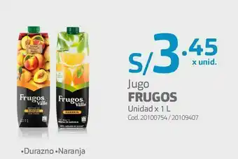 Makro Jugo frugos unidad x 1 l oferta