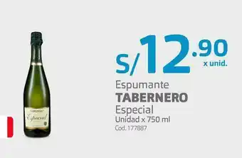 Makro Espumante tabernero especial unidad x 750 m oferta
