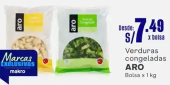 Makro Verduras congeladas ARO Bolsa x 1kg oferta