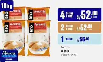 Makro Avena ARO 4 Bolsas x 10kg oferta