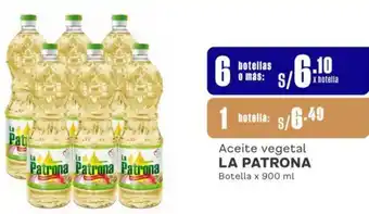 Makro Aceite vegetal LA PATRONA 6 Botellas x 900ml oferta